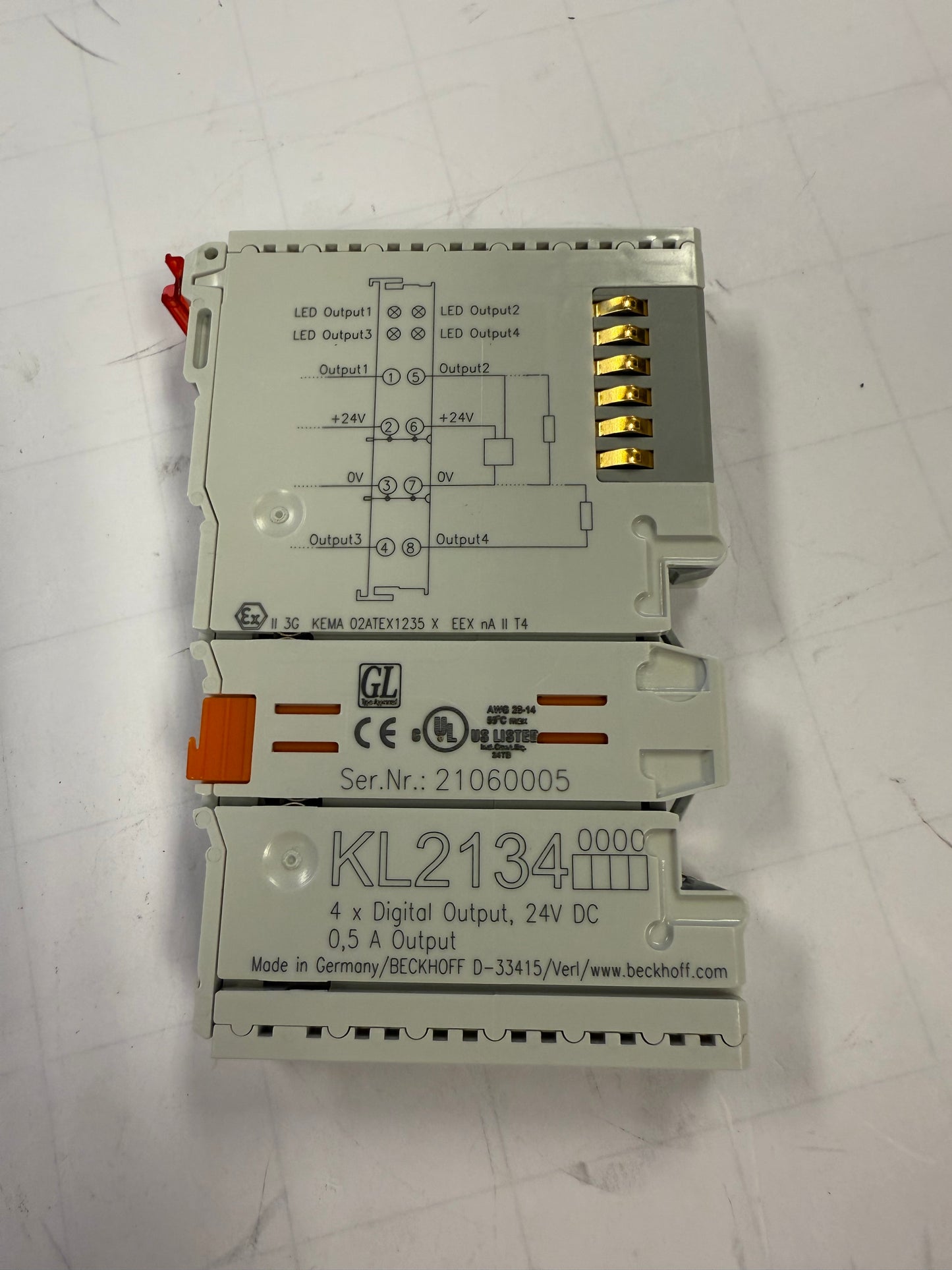 Beckhoff PLC module KL2134