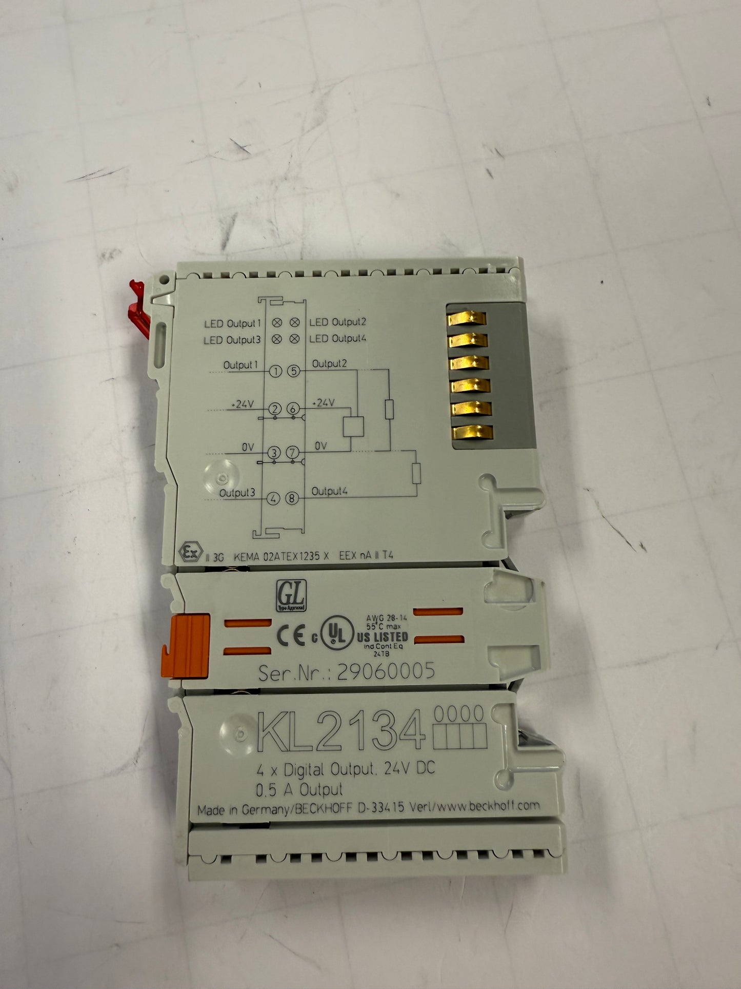 Beckhoff PLC module KL2134
