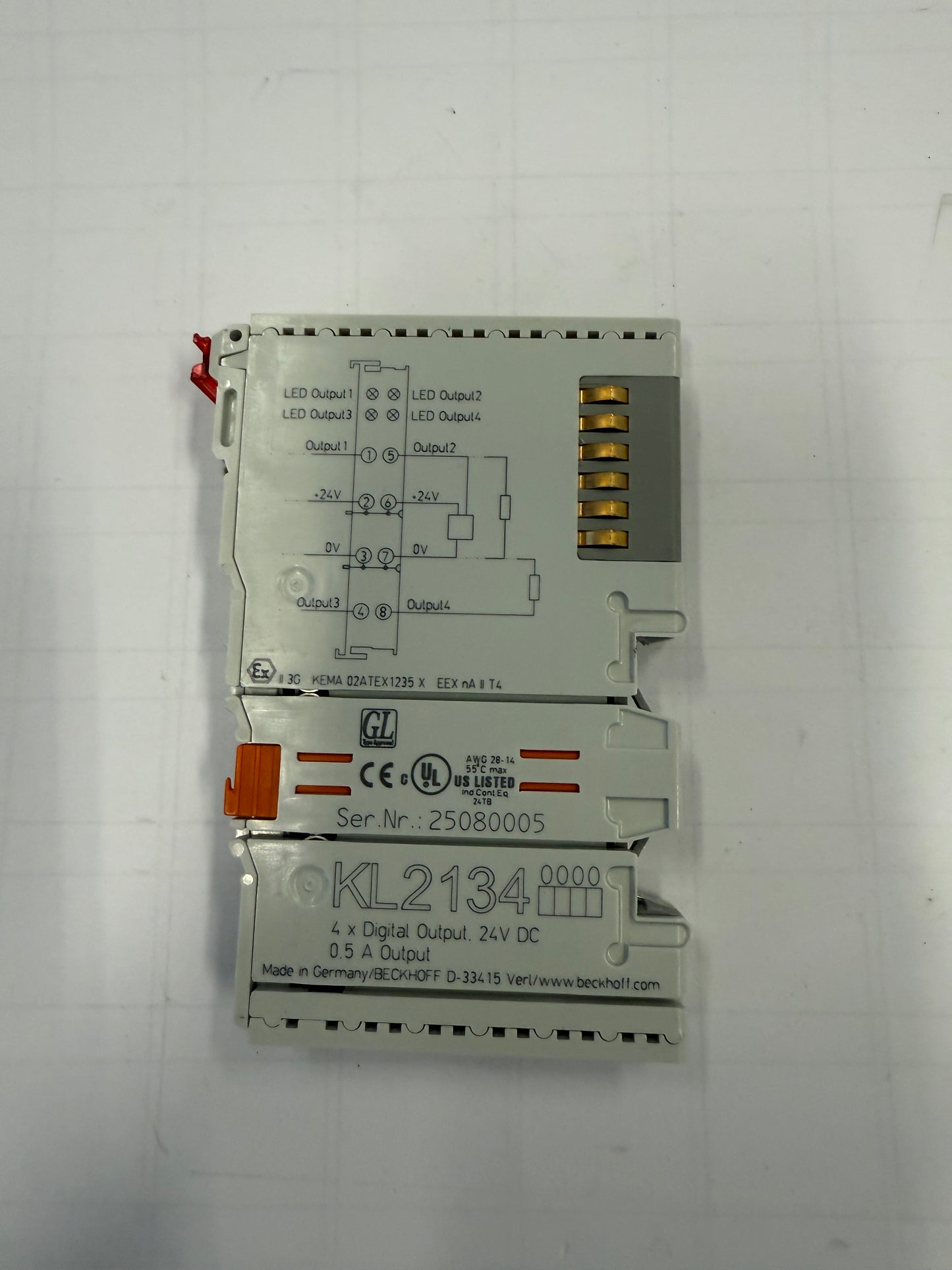Beckhoff PLC module KL2134