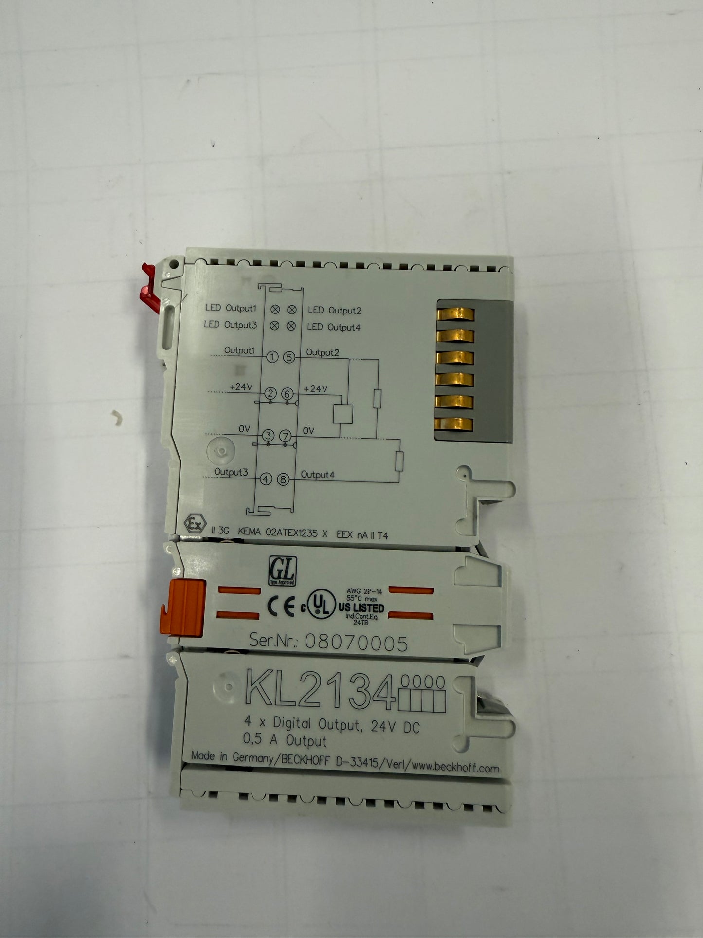 Beckhoff PLC module KL2134