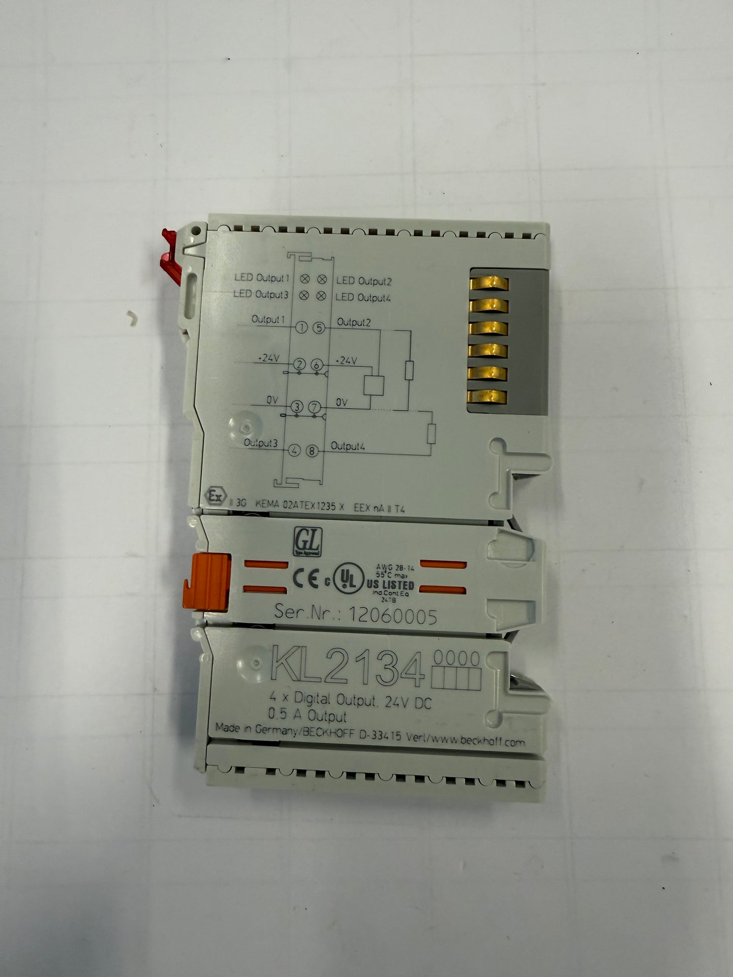 Beckhoff PLC module KL2134