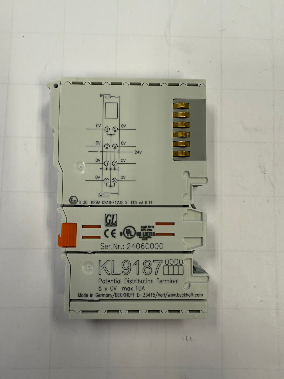 Beckhoff PLC module KL9187 – Semicon Spare Parts