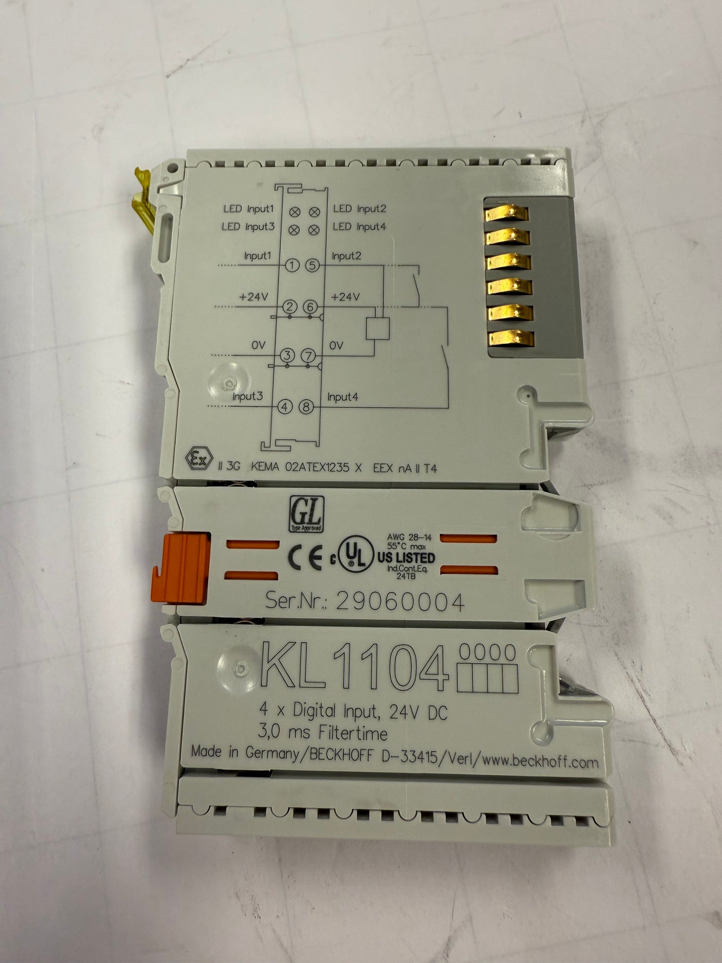 Beckhoff PLC module KL1104 – Semicon Spare Parts